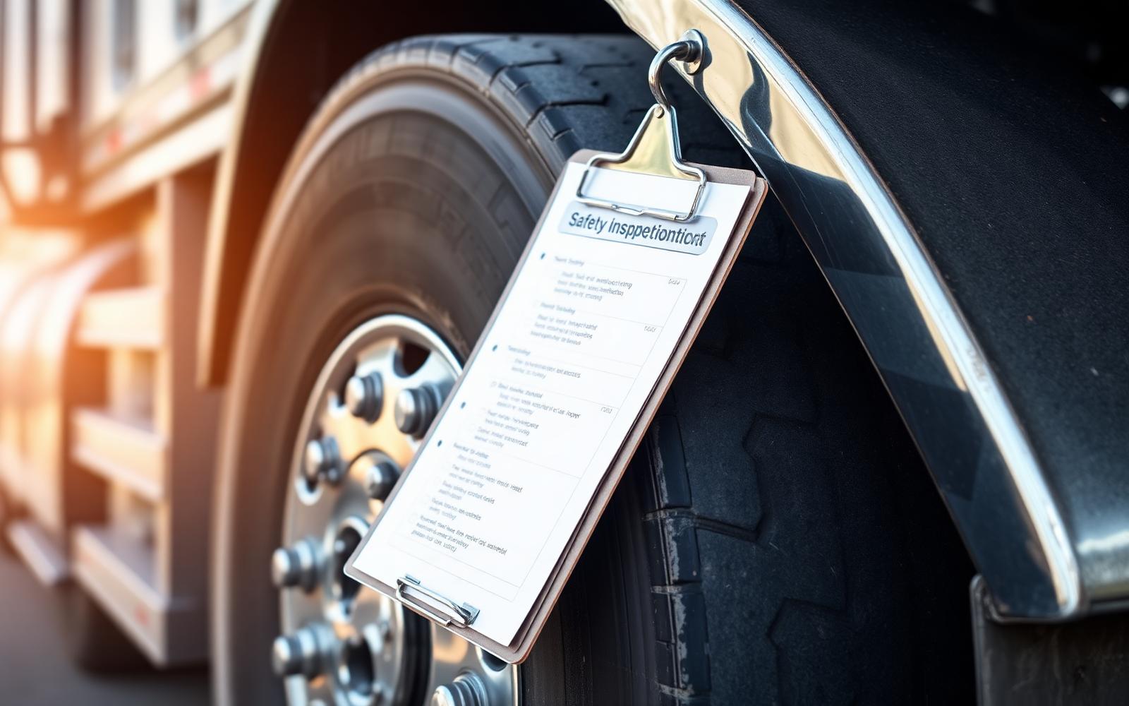 DOT compliance inspection clipboard
